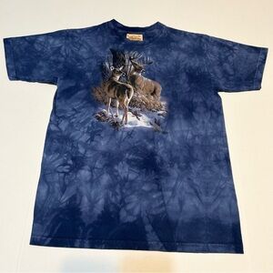 Vintage The Mountain Deer Nature 1990s Shirt